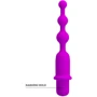 Анальний ланцюжок з вібрацією Pretty Love Hermosa Anal Beads Purple: Матеріал силікон