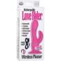 Вибратор с присоской Rechargeable Wireless Pleaser Pink, 10.7x3.7 см: Длина, см 10.75