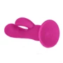 Вибратор с присоской Rechargeable Wireless Pleaser Pink, 10.7x3.7 см: Тип и форма Вибромассажер