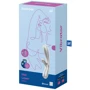 Смарт вібратор-кролик із підігрівом Satisfyer Hot Lover Silver: Довжина, см 20