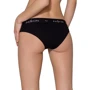 Трусики з широкою гумкою та мереживом Passion PS001 PANTIES XL, black: Візерунок Однотонный