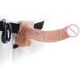 Порожній страпон з вібрацією Fetish Fantasy Series 9 Vibrating Hollow, 23x4,5 см, тілесний