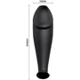 Анальная пробка с вибрацией Pretty Love Vibrating Butt Plug (чёрный) фото 6