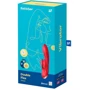 Смарт вибратор кролик с двойным отростком Satisfyer Double Flex Red: Назначение Вагинальные