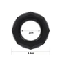 Эрекционное кольцо LoveToy POWER PLUS Cockring, Black: Цвет черный