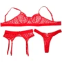 Эротический комплект NDS S19103IRD Red (M, L, ХL) (23685): Узор Геометрический, Однотонный