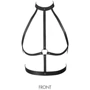Портупея Bijoux Indiscrets MAZE - H Harness Black: Візерунок Однотонний