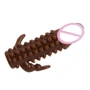 Насадка - презерватив BI-016004-0902S (коричневая): Назначение Для увеличения