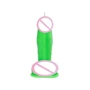 Свічка LOVE FLAME - Dildo L Green Fluor, CPS01-GREEN: Виробник LOVE FLAME