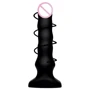 Вибратор с функцией волн Thunderplugs Silicone Vibrating Squirming Plug with Remote Control