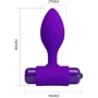 Анальная пробка с вибропулей LYBAILE Pretty Love Vibro Butt Plug (фиолетовая): Материал Силикон