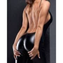Комбінезон Noir Handmade F306 Mirage catsuit with jewelry rhinestone chain adorning the back Black, XXL: Декор Стразы, Цепочка