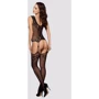 Бодістокінг Obsessive Bodystocking F221 black XL/XXL: Матеріал Нейлон