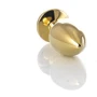 Анальна пробка із кристалом Toyfa Metal Gold anal plug green gem: Матеріал Медицинский металл