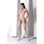 Бодістокінг із плетенням на грудях Passion BS099 One Size white: Матеріал Полиамид