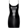 Сукня Noir Handmade F307 Mirage wetlook mini dress with jewelry rhinestone chain Вlack, S: Країна-виробник товару Польша