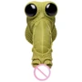 Фантазійний фалоімітатор Creature Cocks Swamp Monster Green Scaly Silicone Dildo