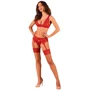 Комплект белья Obsessive Lacelove cupless 3-pcs set M/L Red: Для кого Для женщин