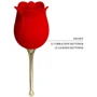 Клиторальный стимулятор Pretty Love Rose Lover Red: Тип и форма Вибромассажер