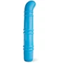 Силіконовий вібратор FanZone Monochrome Blue, 19x4,3 см