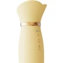 Вибратор с подогревом и вакуумной стимуляцией клитора Zalo - ROSE Vibrator Lemon Yellow: Длина, см 25