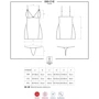 Комплект Obsessive 846-CHE-1 chemise, L / XL фото 5