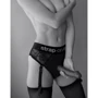 Кружевные трусы для страпона с подвязками для чулок Strap-On-Me DIVA HARNESS - M: Тип крепления На трусиках