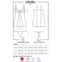 Еротична сорочка Obsessive Heartina chemise, XXL фото 4