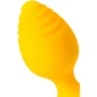 Анальна пробка ToDo Anal Plug Riffle (жовта): Матеріал Силикон
