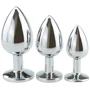 Набор анальных пробок NDS 1005-2 Silver/Blue (22289): Наличие вибрации Нет