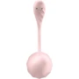 Віброяйце Satisfyer Ribbed Petal Connect App Rose: Довжина, см 11