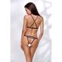Трусики стринги из стреп KELIS THONG black S/M - Passion Exclusive: Материал Полиамид