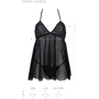 Пеньюар ECO Passion KERRIA CHEMISE black L/XL: Материал Полиамид