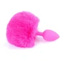 Анальная пробка S с хвостом BOSS of TOYS Boss Series - Silicon PLUG Bunny Tail Pink, BS6400099 фото 6