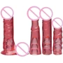 Страпон Doc Johnson Vac-U-Lock - Crystal Jellies Set: Наявність вібрації немає