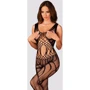 Бодістокінг Obsessive Bodystocking G328 black S/M/L: Матеріал Полиамид