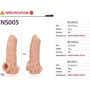 Насадка на член Kokos Nude Sleeve NS 005 L: Назначение Для утолщения