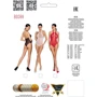 Бодістокінг Passion BS088 red: Візерунок Однотонный