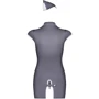 Костюм стюардеси Obsessive Stewardess grey S/M: Розмір S