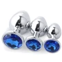 Набор анальных пробок NDS 1005-2 Silver/Blue (22289): Для кого Унисекс