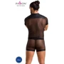Спокусливий комплект Passion 052 SET MICHAEL black L/XL: Декор Заклепки