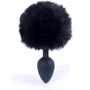 Анальная пробка S с хвостом BOSS of TOYS Boss Series - Silicon PLUG Bunny Tail Black, BS6400100: Особенности С хвостиком
