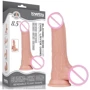 Фаллоимитатор LoveToy Sliding-Skin Dual Layer Dong 8.5" Flesh: Мошонка Есть