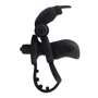 Эрекционное виброкольцо с анальным стимулятором Chisa Anal Penetrator Rabbit, BLACK
