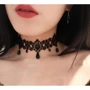 Чокер лента ажурный Black, SKN-KS05