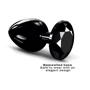 Металева анальна пробка із кристалом Dorcel - Diamond Plug Black S: Наявність вібрації  Нет