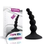 Анальная пробка-ёлочка на присоске LoveToy Lure Me Beaded Butt Plug 4": Особенности С присоской