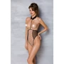 Боди Passion TRISHA BODY beige L/XL: Декор Шнуровка