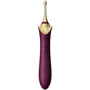 Мультифункциональный вибратор Zalo - Bess 2 Velvet Purple (4 насадки, подогрев): Назначение Клиторальные
