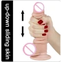Фаллоимитатор LoveToy Sliding-Skin Dual Layer Dong 7" Flesh: Тип Реалистичные
